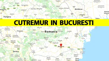 Cutremur neobișnuit în București! Seismul a avut loc azi-noapte, la ora 00:33
