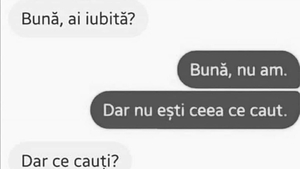 Bancul sfârșitului de săptămână | "Nu ești ceea ce caut"