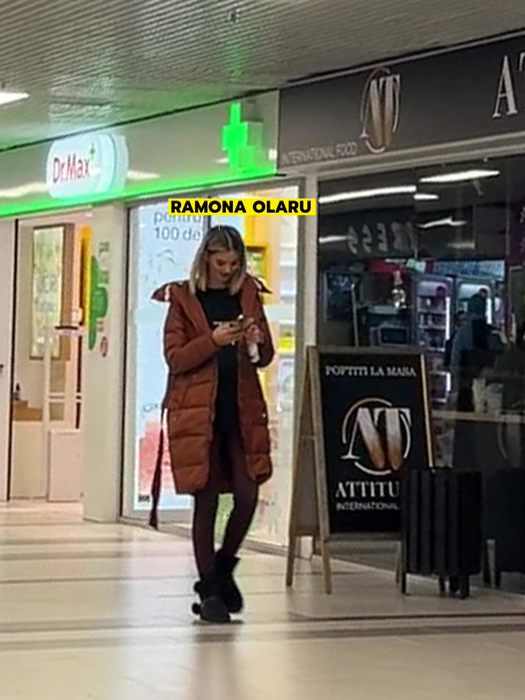 Ramona Olaru, pe culoarele centrului comercial / (Sursa: CANCAN.RO)
