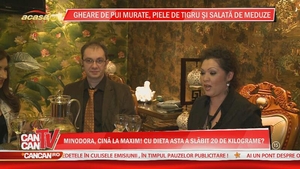 Minodora, cină extravagantă în oraş! A mâncat salată de meduze, piele de tigru şi raţă caramelizată! Vezi dacă i-a plăcut!
