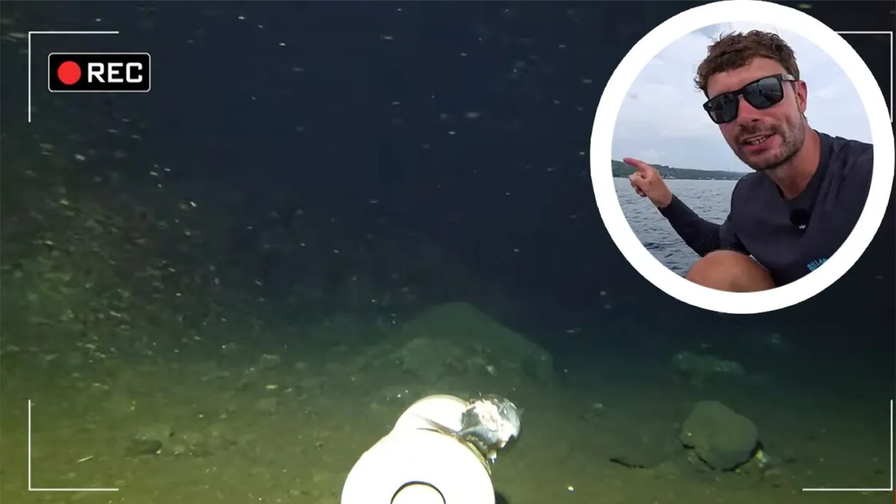 Acest vlogger a aruncat o cameră GoPro în mare și a filmat ceva UNIC în istoria omenirii. Acestea sunt imaginile