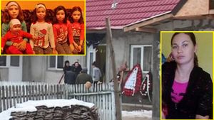 Imagini sfâşietoare! Cinci surori şi-au înmormântat mama înainte de Crăciun! Laura fusese diagnosticată cu o boală mortală