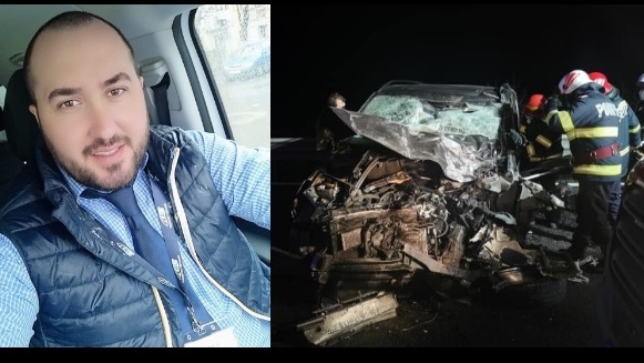 Un tânăr de 29 de ani a murit într-un accident grav. Șoferul a adormit la volan și a intrat într-un autotren