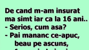 BANCUL ZILEI | Ca la 16 ani...