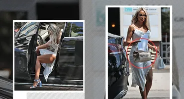 ”Mamăăăă, ce șut are!” Bianca Drăgușanu, ”piesă” din cap până-n picioare: Rolex, Hermes, sandale D&G ultima colecție și... ”curcănel” la pungă