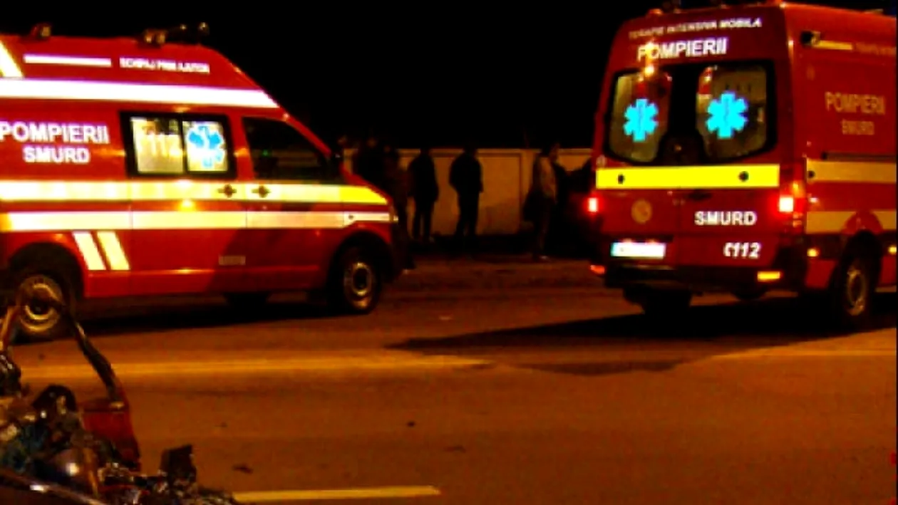 Accident grav în judeţul Cluj. Opt persoane au fost transportate la spital