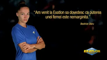 Războinica Beatrice a făcut senzație la Exatlon! A învățat să înoate și l-a impresionat pe Cosmin Cernat