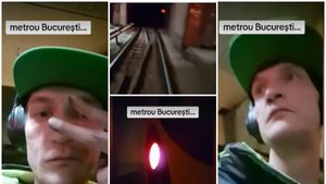 Ce s-a putut observa la tânărul care a călătorit pe tamponul metroului între stațiile Pipera și Berceni. „Cascadorul” e căutat de Poliție