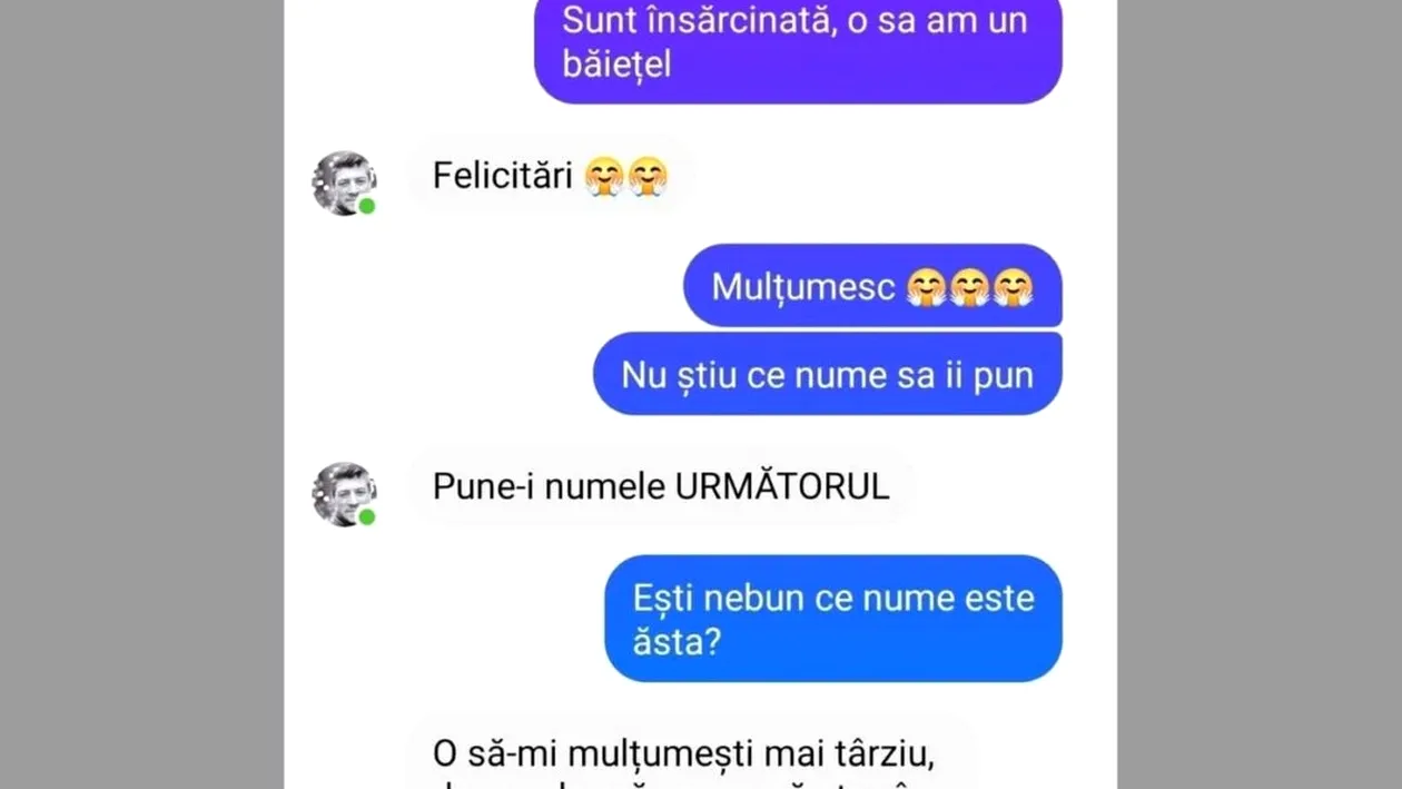 Bancul sfârșitului de săptămână | ”Sunt însărcinată, o să am un băiețel”