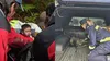 În timp ce căutau copilul dispărut, pompierii din Sibiu au găsit un câine blocat în mâl. Gest impresionant făcut de ei