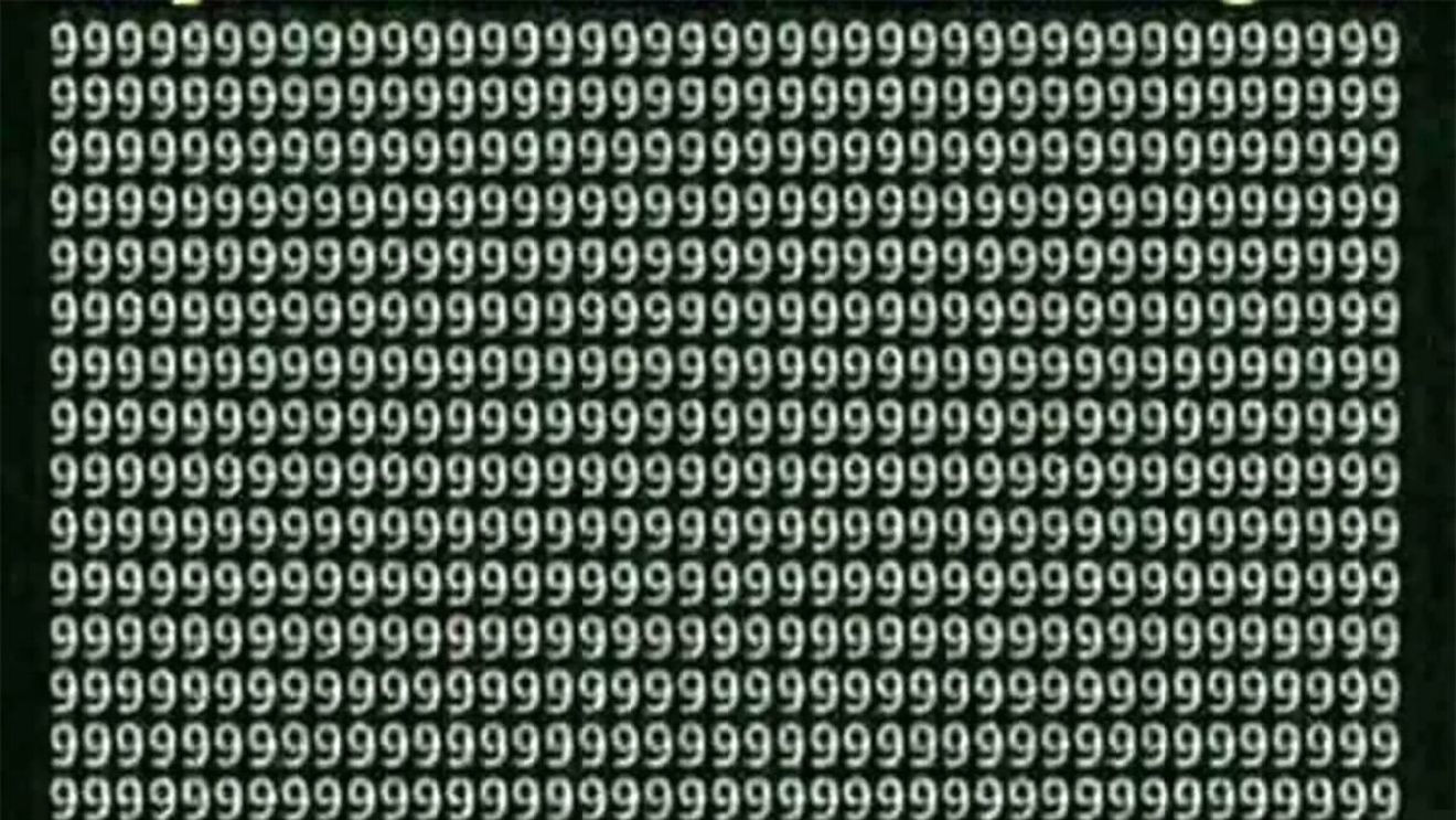 Iluzie optică virală | Ești un geniu dacă găsești cifra 8 în maximum 8 secunde