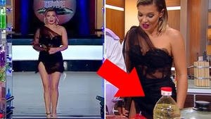 Gina Pistol, cu totul în vedere aseară la Chefi la Cuțite de la Antena 1! Detaliul intim observat de telespectatori