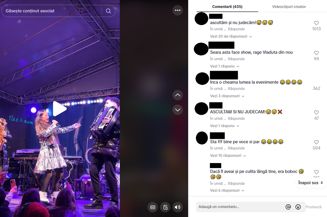 Vlăduța Lupău, pusă la zid după ce a cântat în Parcul Mogoșoaia: ”Săraca de ea. Ce a pățit?!”