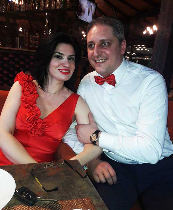 Geanina și Ionuț, în ziua cununiei lor