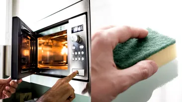 Metoda ieftină prin care îți poți curăța cuptorul cu microunde. Ai nevoie doar de 2 ingrediente