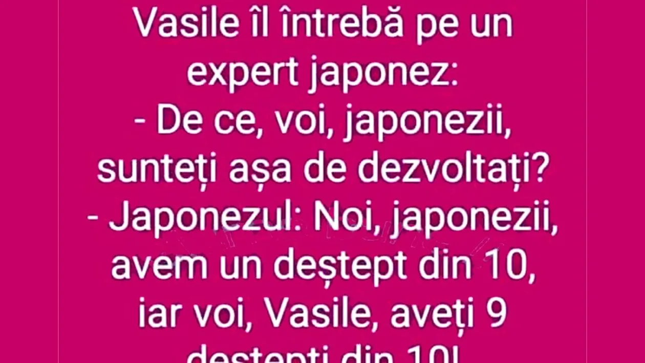 BANCUL ZILEI | De ce sunt japonezii mai dezvoltați decât românii, de fapt