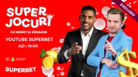 Casino la categoria grea cu Xbraker și Benny Adegbuyi, live de la 19 pe YouTube Superbet! (P)