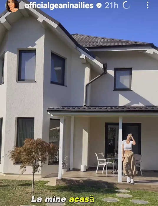 Cum arată vila în care locuiește Geanina Ilieș. Are un living spațios și o curte imensă