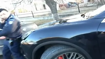 Asa razbunare n-ai mai vazut! Povestea moldovencei furioase care l-a pus la pamant pe un politist, cu limuzina!