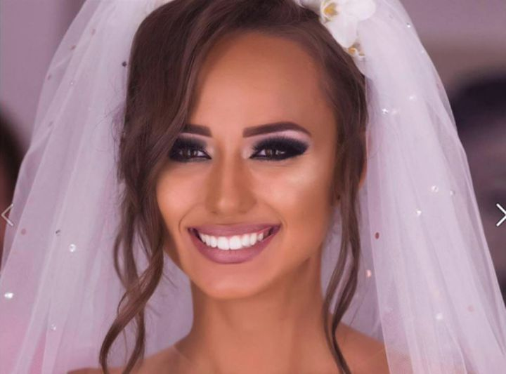 Oana Gârbea, în ziua căsătoriei