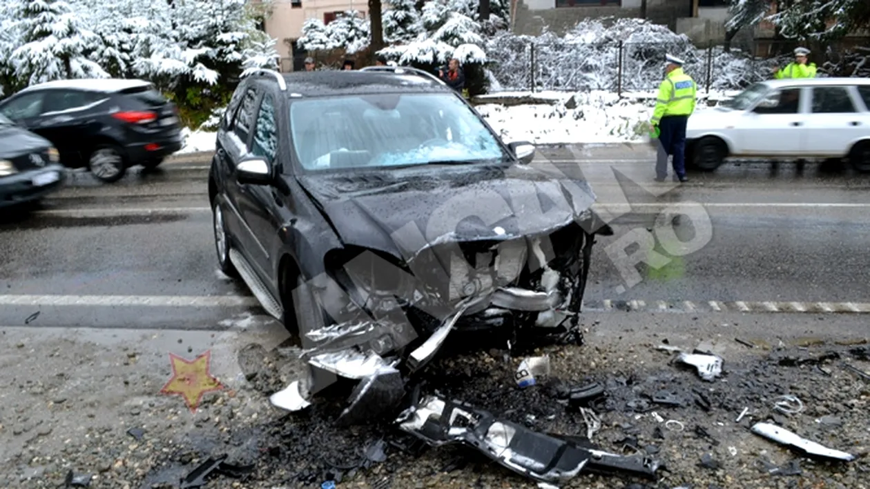 Noi dezvaluiri in cazul Huidu: Jeep-ul a intrat pe contrasens si a lovit Loganul din plin! L-a ridicat in aer!