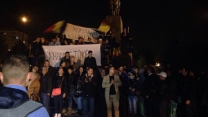 PROTEST Iohannis=Basescu, in centrul Ploiestiului, pentru o Romanie Unita!