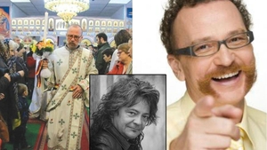 Actorul Ovidiu Cuncea a venit îmbrăcat în preot la înmormantarea lui Leo Iorga! E de nerecunoscut acum! EXCLUSIV