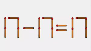 Test IQ | Mută 1 singur băț pentru a corecta 17 - 17 = 17