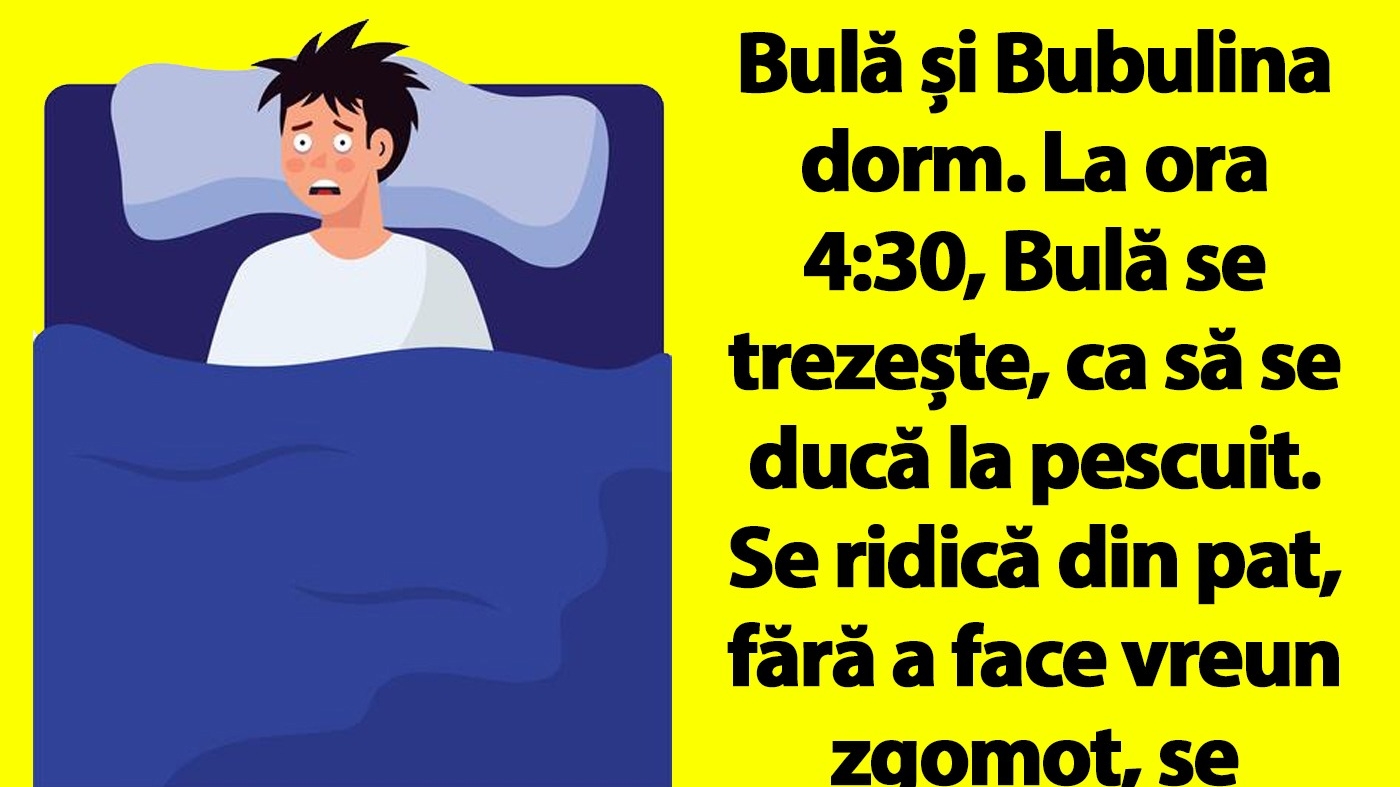 BANC | Bulă și Bubulina dorm. La ora 4:30, Bulă se trezește