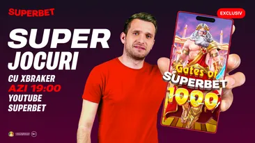 (P) Bați la porțile distracției? Gates of Superbet e la SuperJocuri cu Xbraker, miercuri de la 19:00