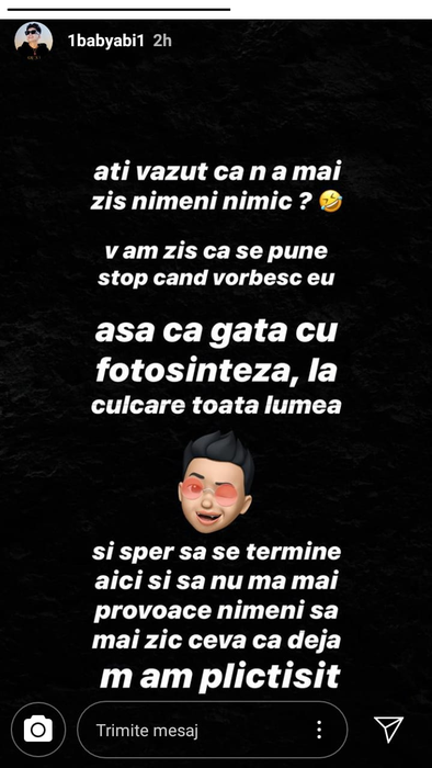Abi Talent a prins curaj de când Anamaria Prodan i s-a alăturat în războiul cu Alex Velea! Ce a putut să spună despre băieții cântărețului și ai Antoniei. A șters mesajele, dar noi le-am salvat