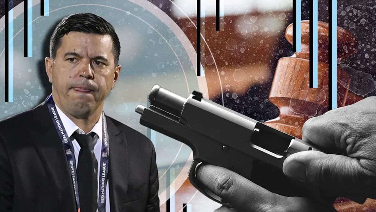 Judecătorii au confiscat un pistol de la antrenorul ”naționalei”! Motivul…