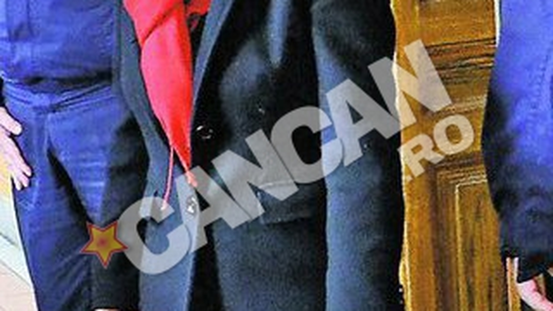 Calin Stoia a fost sustinut la proces de iubita lui. S-au imbracat in rosu si si-au trimis bezele