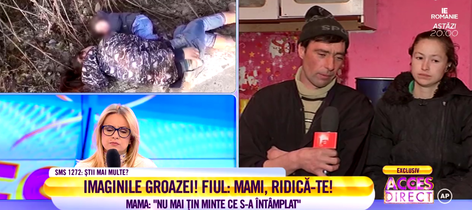 Caz revoltător! Copil lăsat pe șosea, lângă mama lui beată moartă! Simona Gherghe: „Este absolut îngrozitor. Nu pot să privesc imaginile astea”