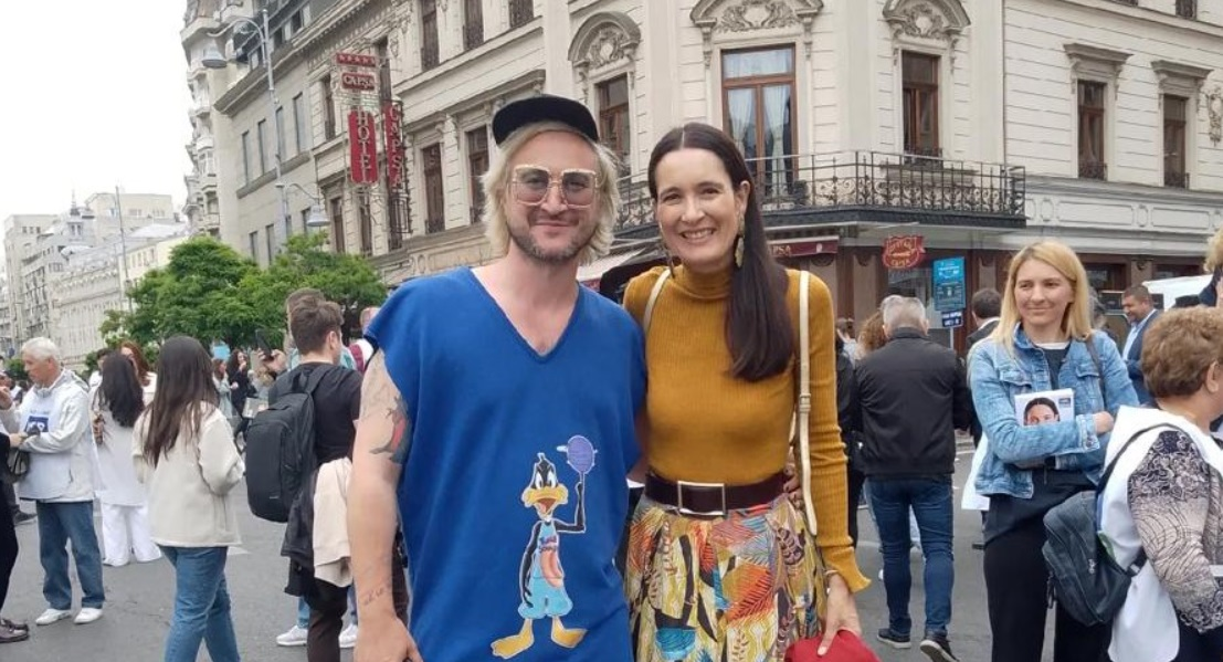 Alex Dobrescu și-a ales opțiunea politică! S-a fotografiat cu primărița Clotilde Armand