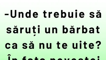 BANC | Unde trebuie să săruți un bărbat ca să nu te uite niciodată?