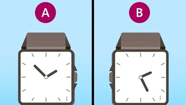 Cel mai tare test IQ: Care dintre cele două ceasuri nu este adevărat?