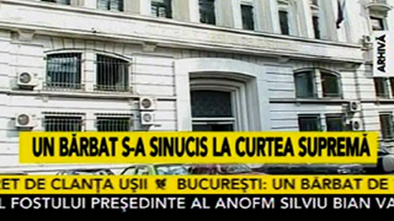 Un barbat s-a spanzurat la Inalta Curte de Casatie si Justitie! Era acuzat de pedofilie! Violase fetita de 9 ani a unui prieten