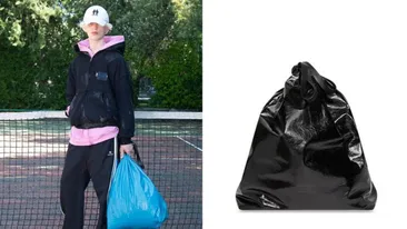 Cât trebuie să scoți din buzunar pentru noua geantă Balenciaga. Designul este asemănător cu un sac de gunoi