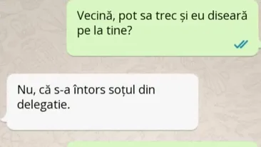 BANC | Vecină, pot să trec și eu diseară pe la tine?