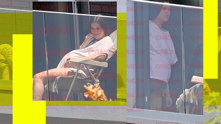 Avem imaginile momentului! Theo Rose, cu lenjeria intimă la vedere înainte de ziua cea mare! Viitoarea mămică și Anghel Damian s-au relaxat în balconul propriului apartament. EXCLUSIV