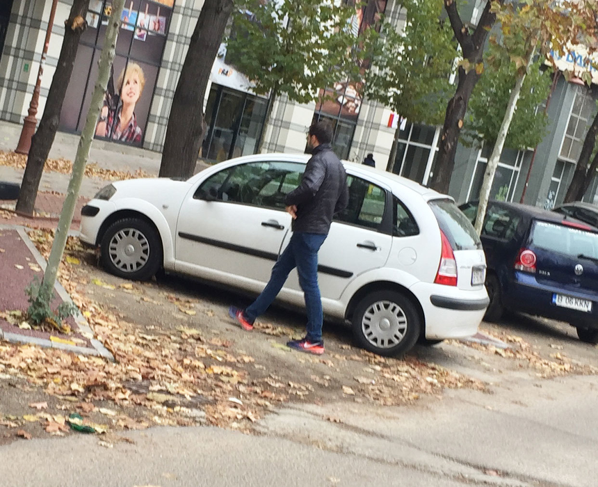Tudy a fost cuprins de spirit civic în parcarea blocului său