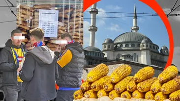 Românii au luat cu asalt Piața Taksim, înainte de România-Turcia. Cât costă un doner sau un porumb copt?