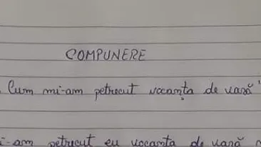 Cum a devenit compunerea unui copil din România virală pe internet: ”Dacă îmi dați nota 4, ne... ”
