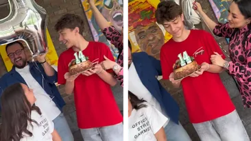 David își face buletin! Fiul Andrei și al lui Cătălin Măruță a împlinit 14 ani și tot internetul a văzut ce i-a spus tatăl lui