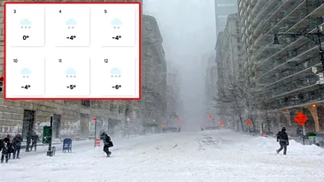 Vortexul polar a adus NINSORI viscolite în România! Zonele în care sunt temperaturi de îngheț