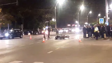 Accident grav pe Brâncoveanu! Un motociclist a fost călcat de o mașină