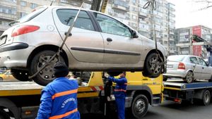 Câte autoturisme au fost ridicate în Capitală, în primele ore ale zilei. Unde erau acestea parcate