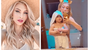 Imaginile care au trezit controverse. Andreea Bălan s-a pozat alături de fiicele sale, dar a lăsat pe toată lumea mască! Fanii au crezut că este goală
