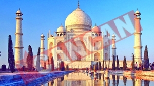 "Lifting" pentru Taj Mahal